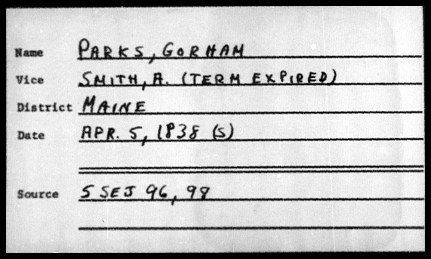 Parks, Gorham