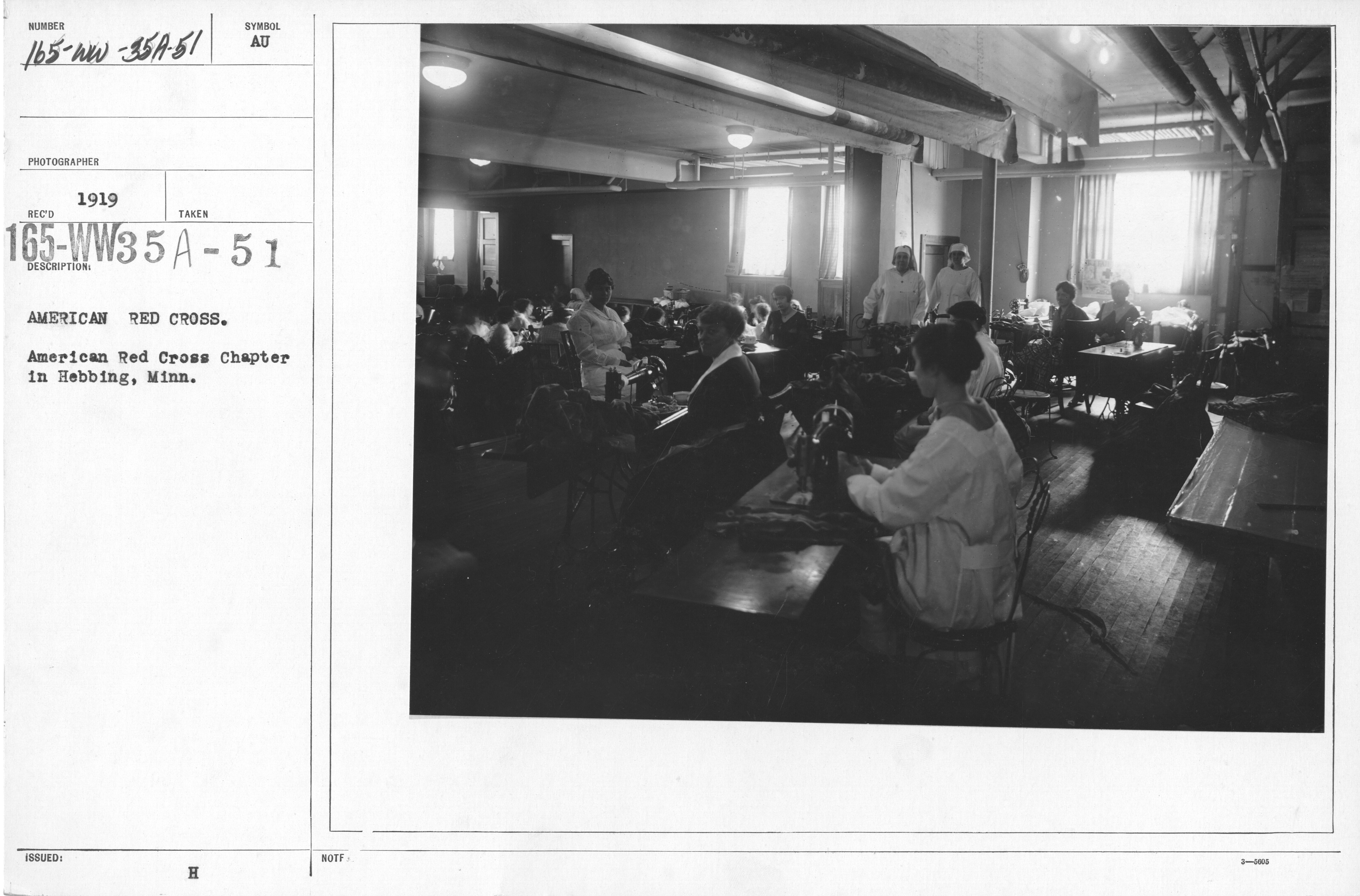 American Red Cross - Classes in Red Cross Work - American Red Cross. American Red Cross Chapter in Hebbing, Minn