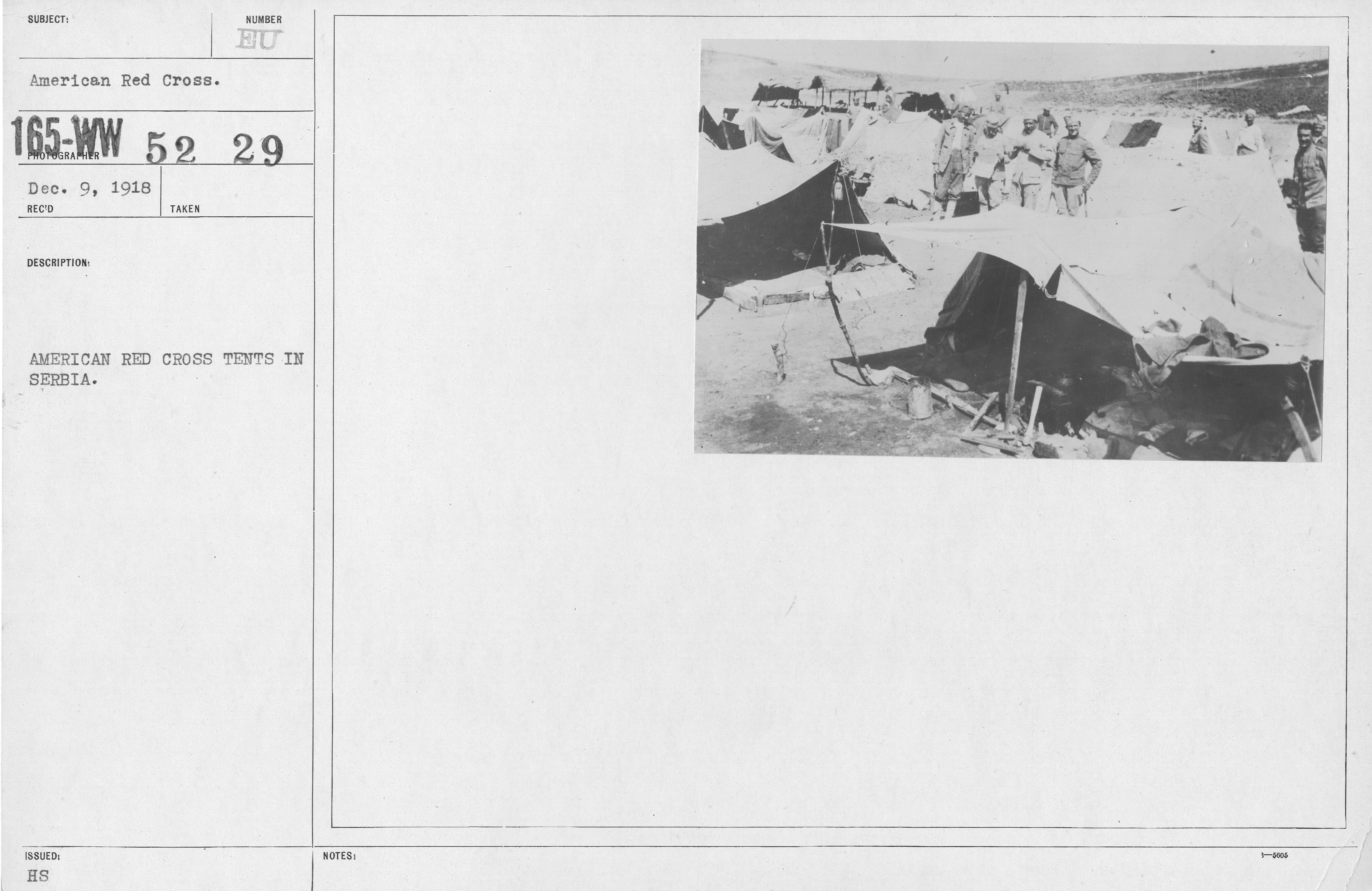 American Red Cross - Miscellaneous - American Red Cross tents in Serbia