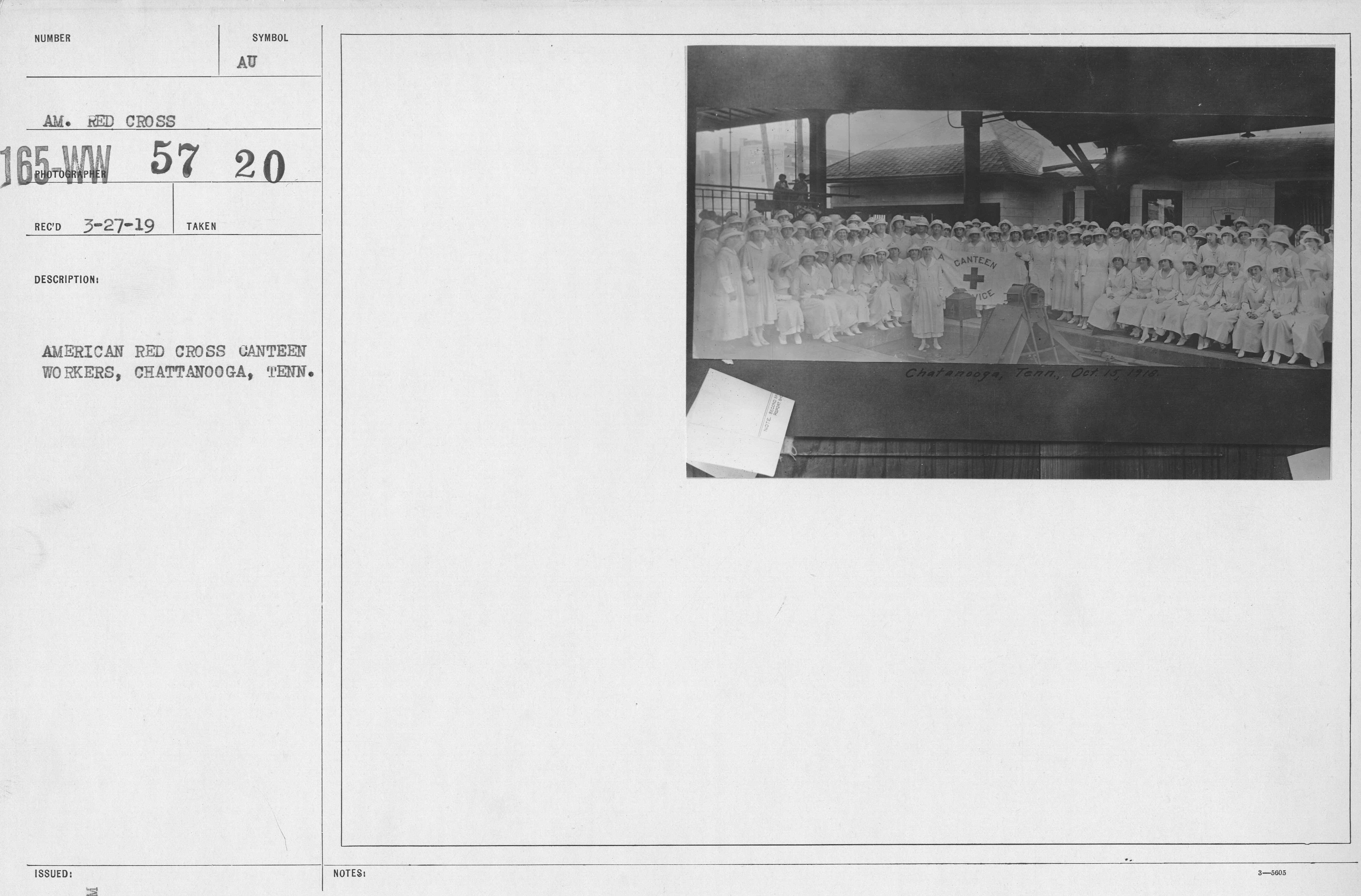 American Red Cross - Groups - American Red Cross Canteen workers, Chattanooga, Tenn