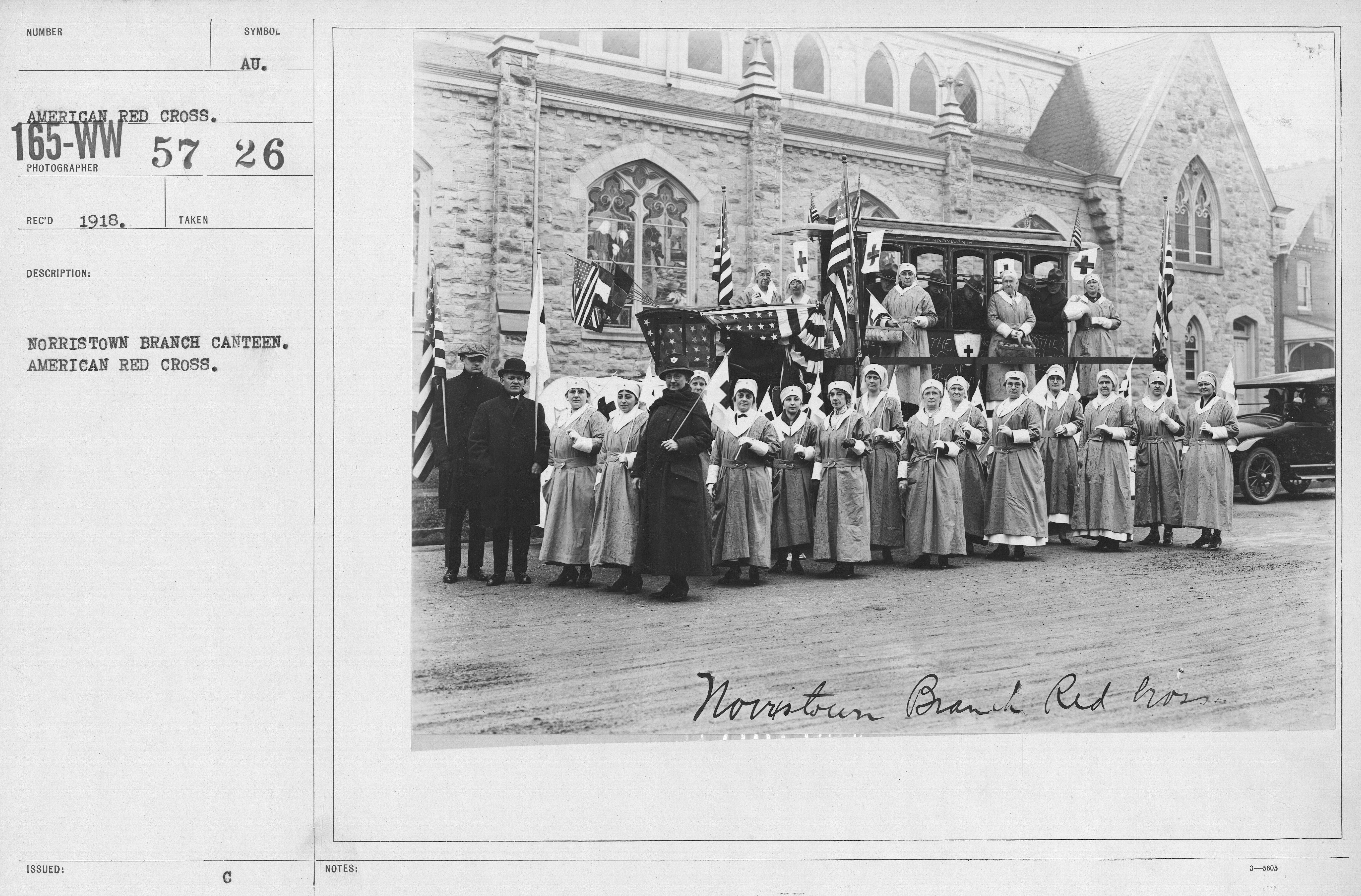American Red Cross - Groups - Norristown Branch Canteen. American Red Cross