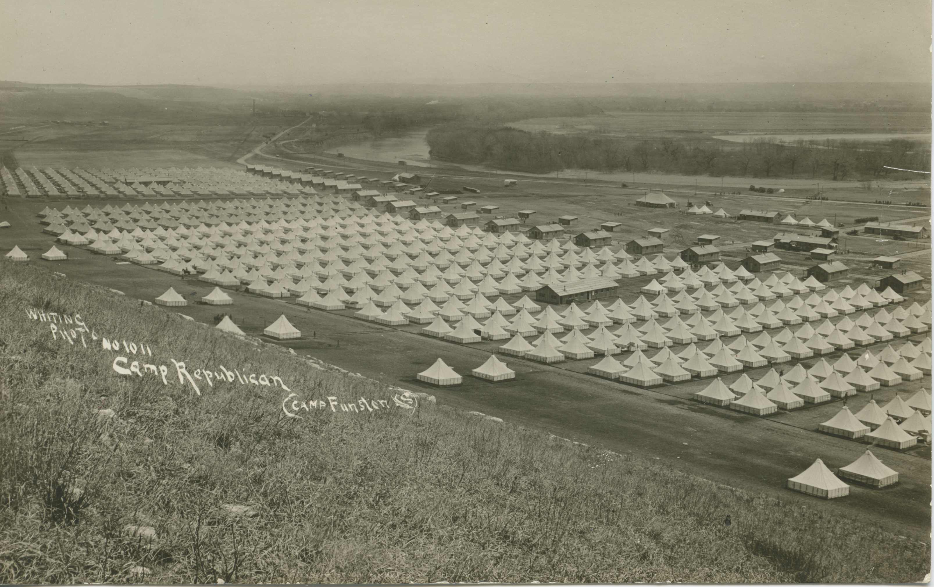 Ceremonies - Camp Funston thru Camp Lee - Camp Funston, 1918