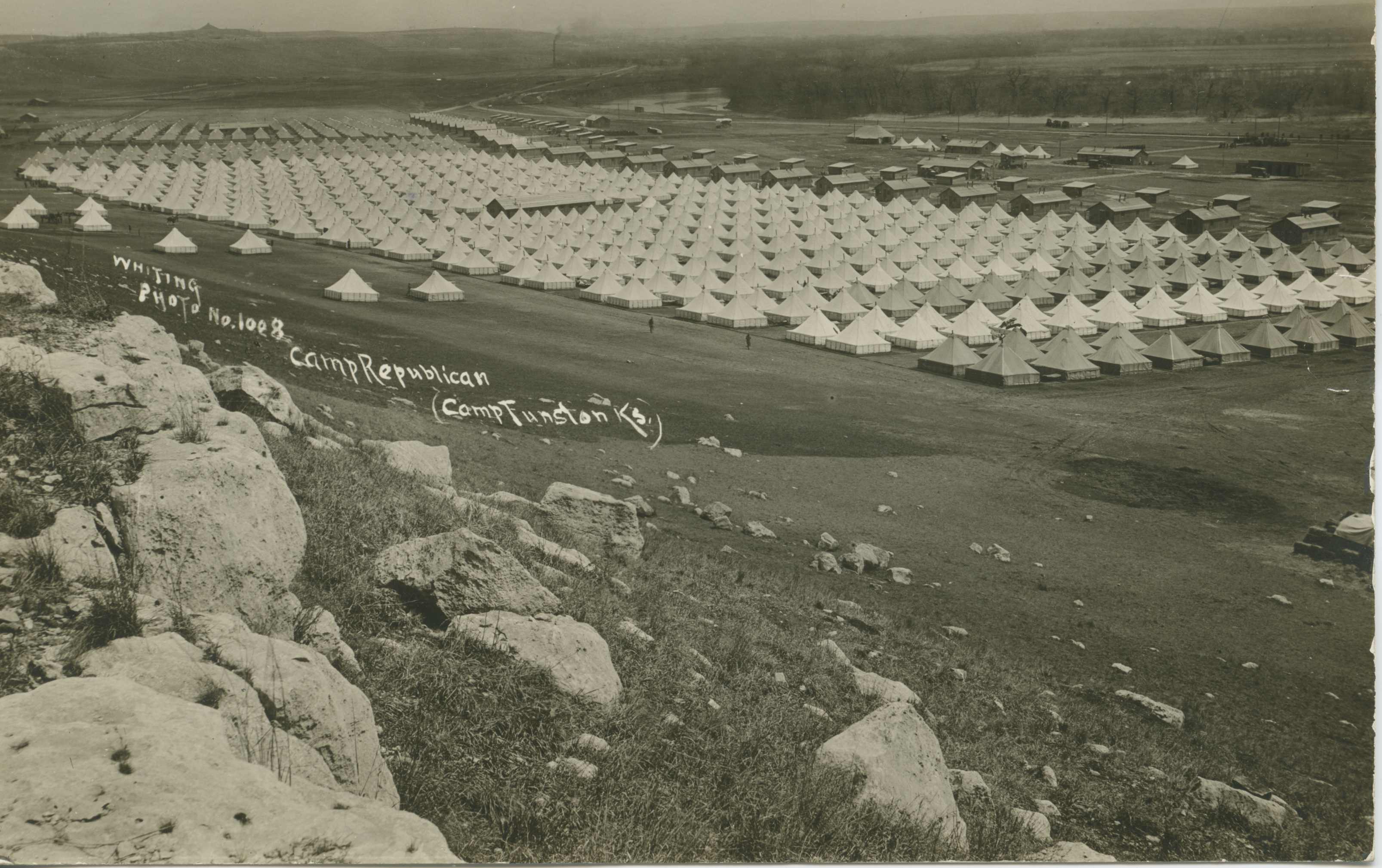 Ceremonies - Camp Funston thru Camp Lee - Camp Funston, 1918