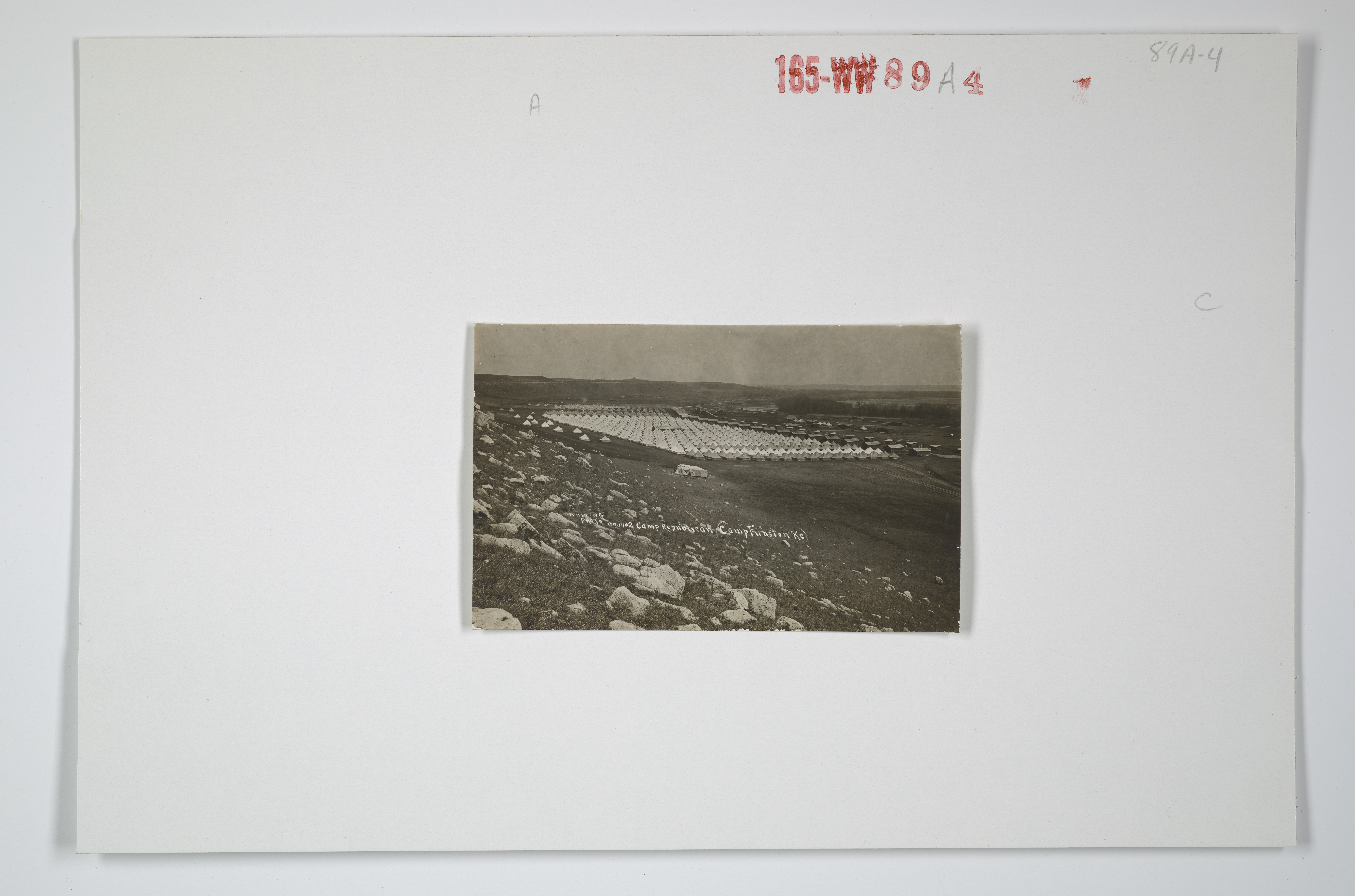 Ceremonies - Camp Funston thru Camp Lee - Camp Republican (Camp Funston, Kansas)