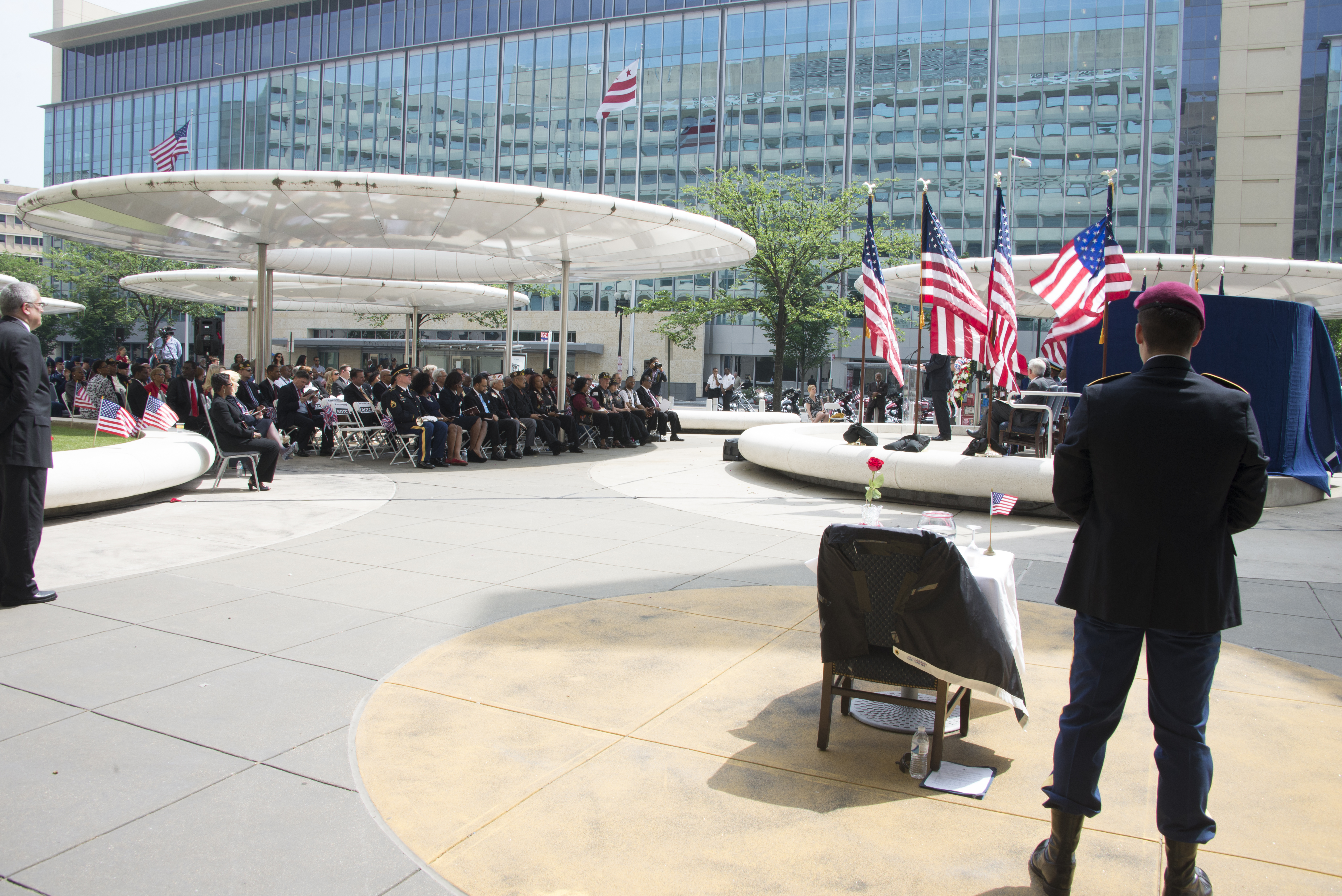 Memorial Day ceremonies, HUD headquarters