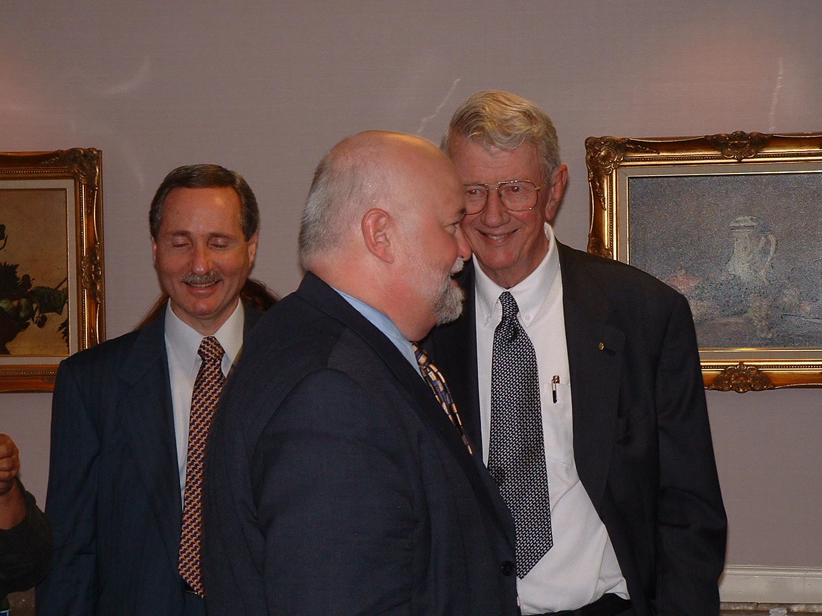 Commissioner Hightower and IMLS Board Member Bob Martin at National Museum Services Board Meeting