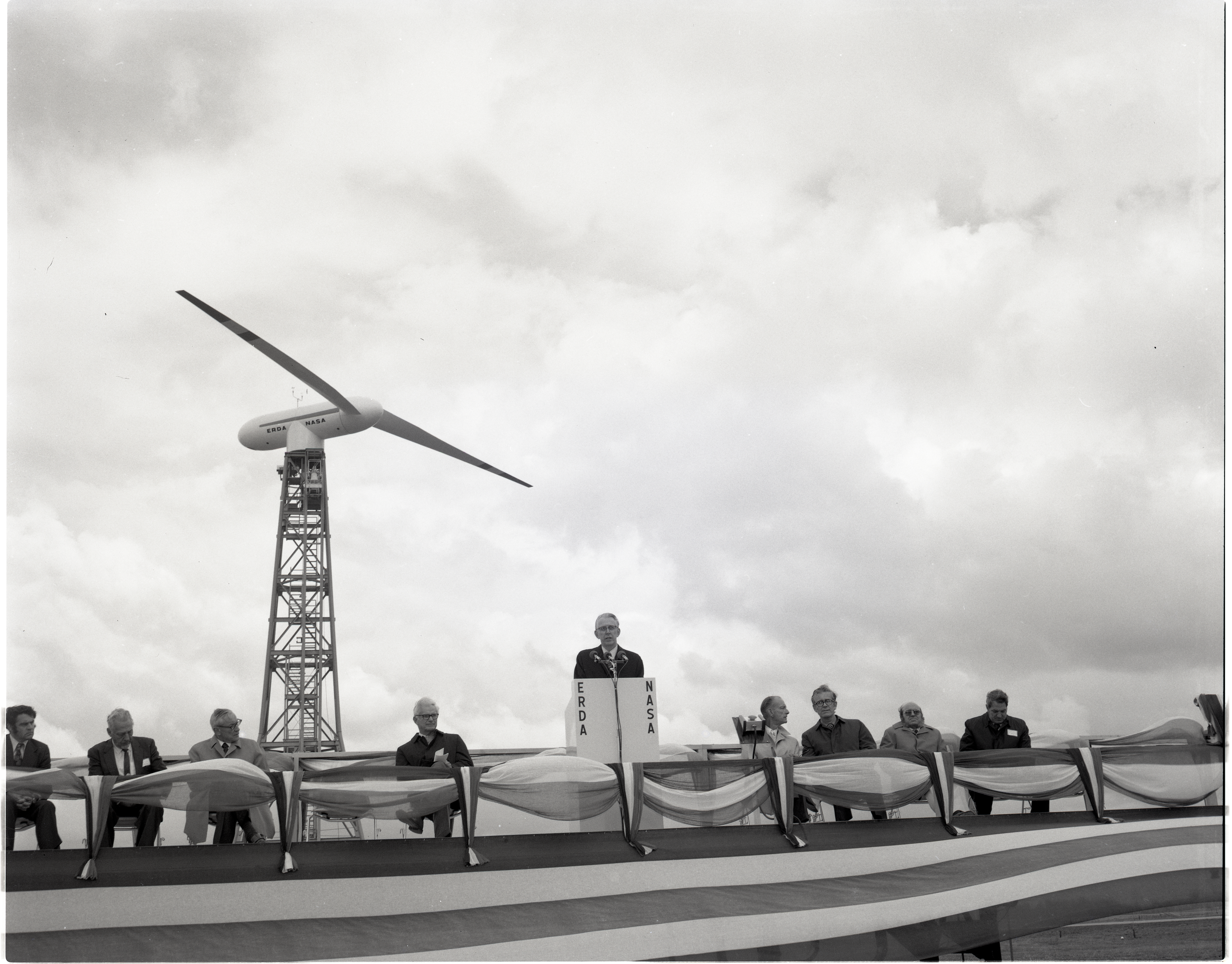 WINDMILL DEDICATION CEREMONIES AT NASA PLUM BROOK STATION