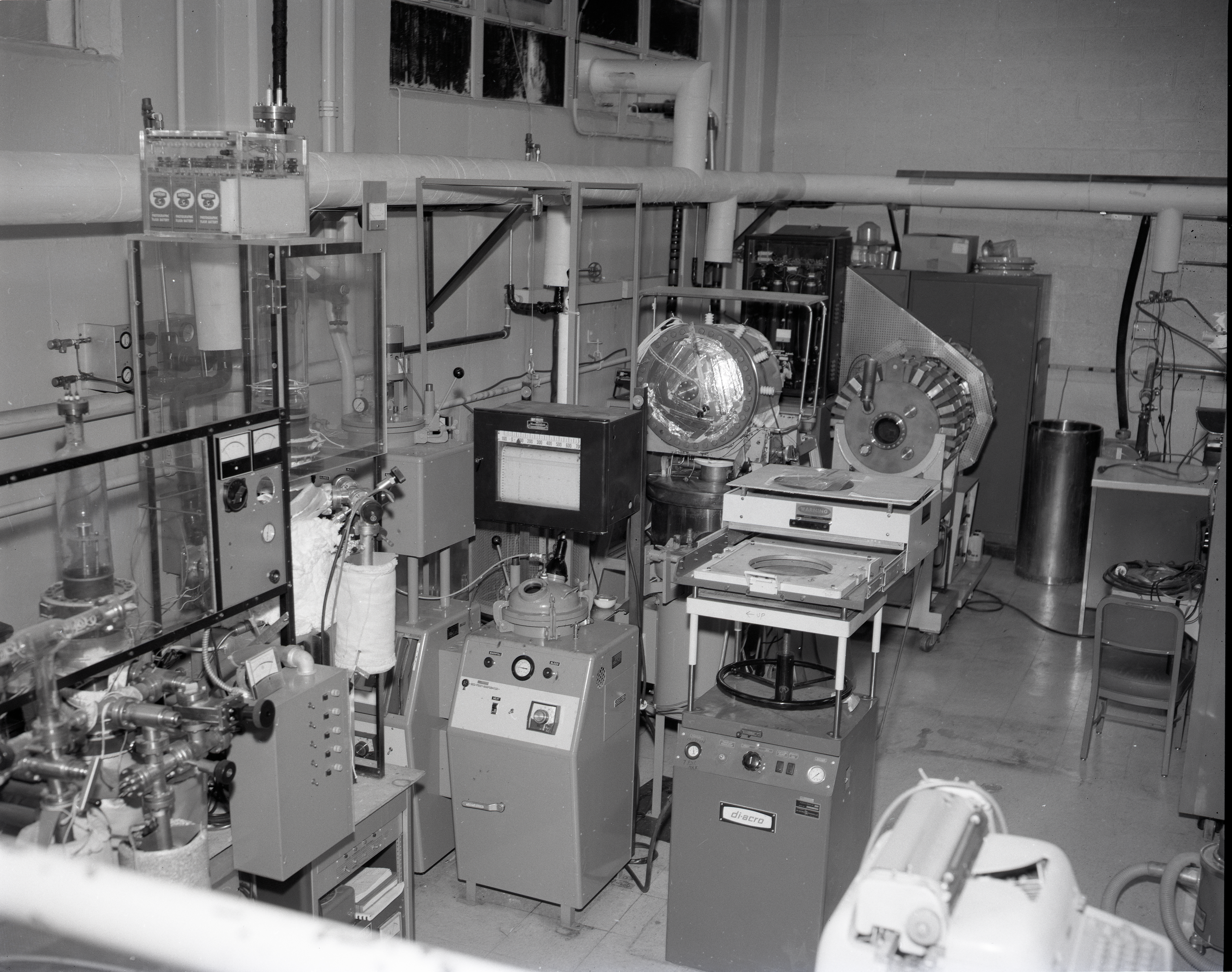 TEST RIGS - PARYLENE RIG - X FORMER LIFE TEST - LAMINATE LIFE TEST - PRESSURE POTS - TALL BELL JAR AND LOW - COMMUNICATION TECHNOLOGY SATELLITE CTS OUT GASSING