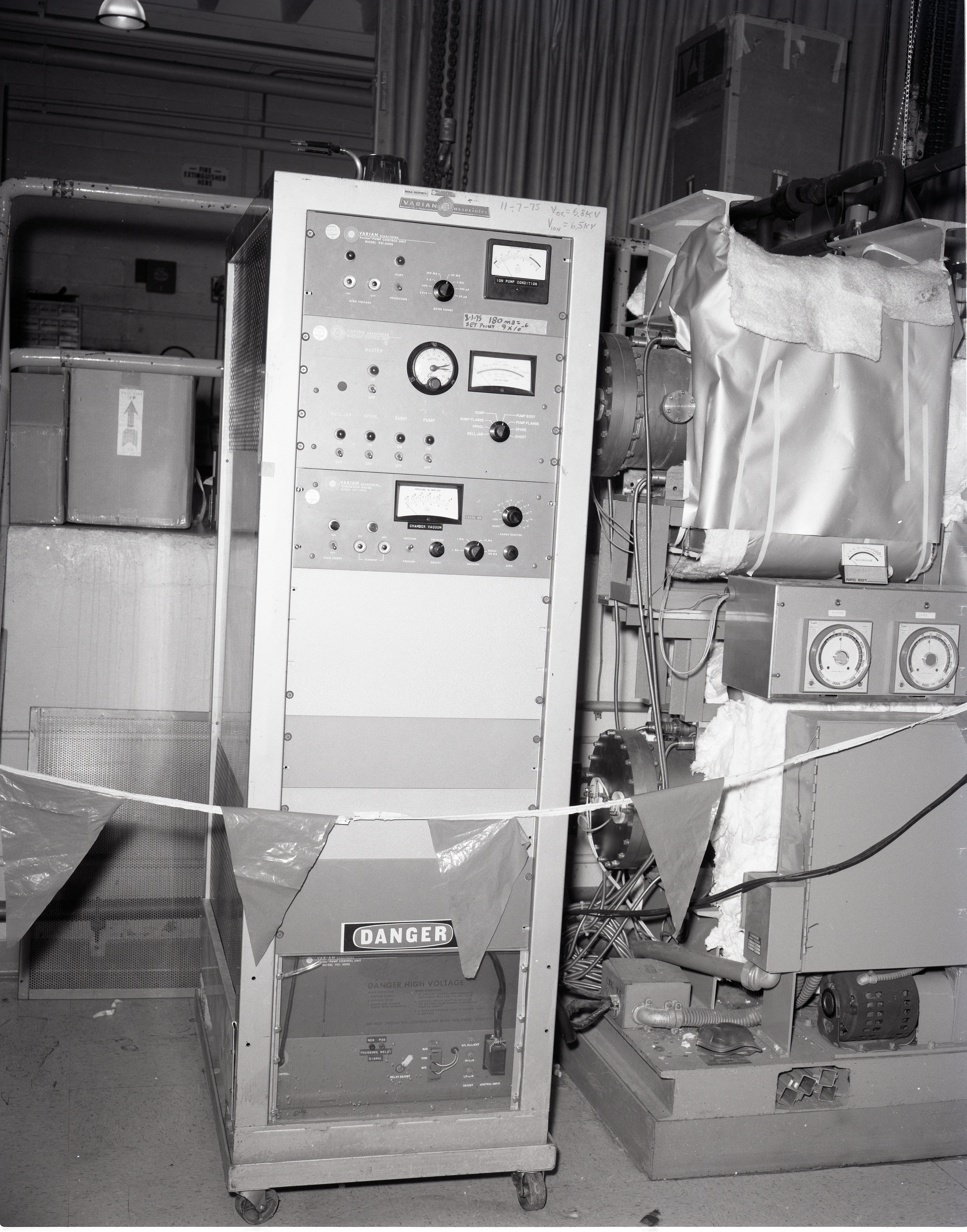TEST RIGS - PARYLENE RIG - X FORMER LIFE TEST - LAMINATE LIFE TEST - PRESSURE POTS - TALL BELL JAR AND LOW - COMMUNICATION TECHNOLOGY SATELLITE CTS OUT GASSING