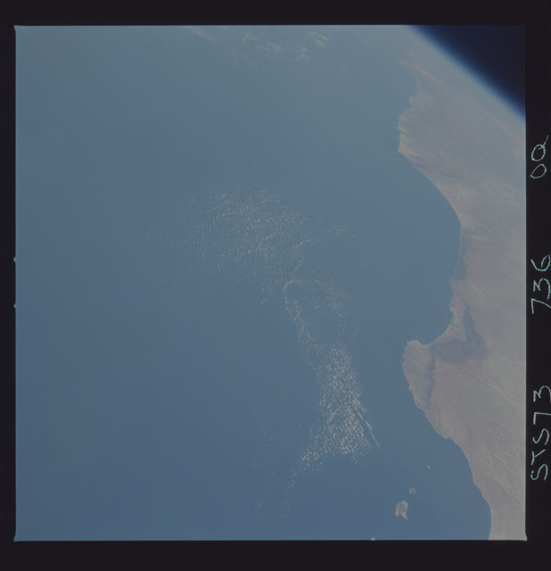 STS073-736-000Q - STS-073 - Earth observations taken from shuttle orbiter Columbia