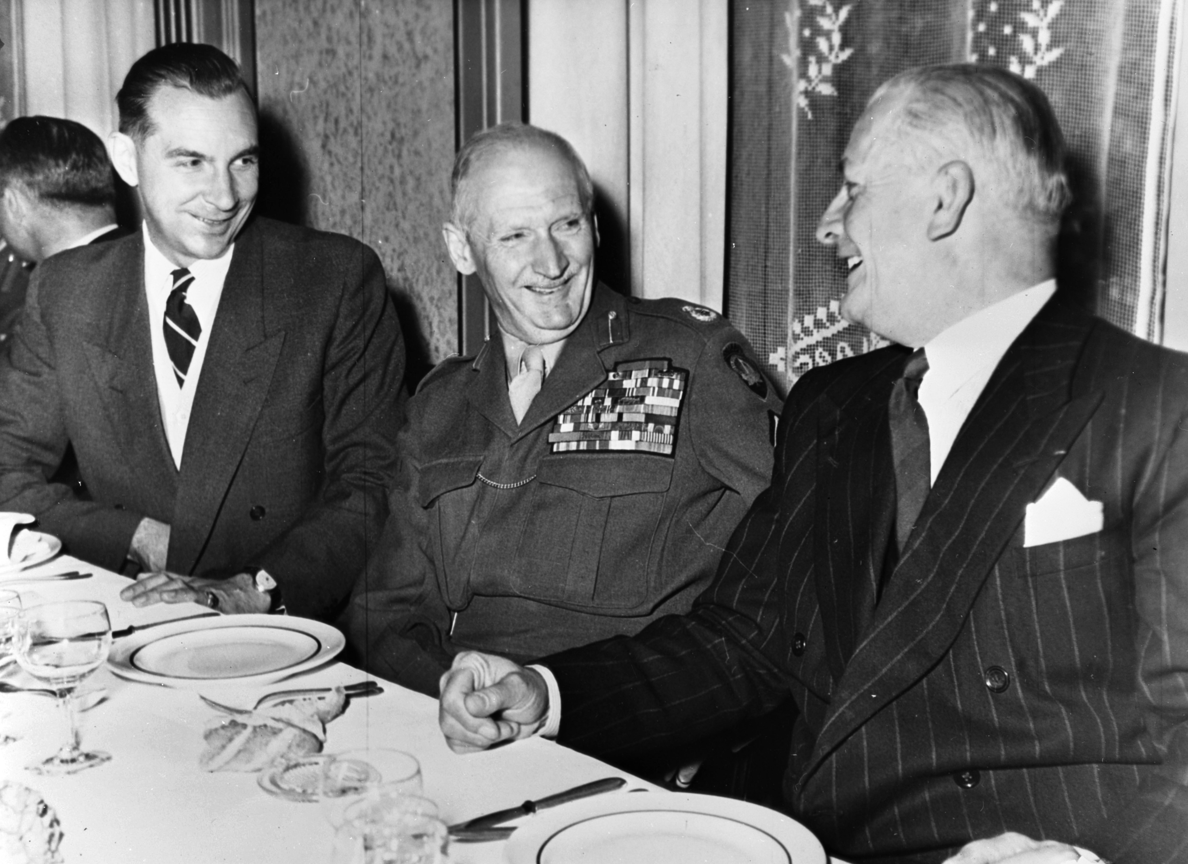 Montgomery at SHAPE Correspondents' Luncheon